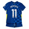 Officiële Voetbalshirt + Korte Broek Chelsea Timo Werner 11 Thuis 2021-22 - Kids